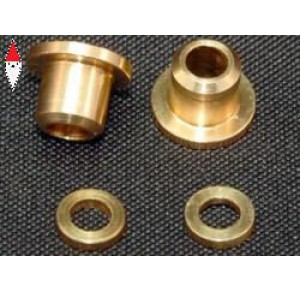 , , , BRM MODEL CARS BRASS TURNED BEARINGS FOR REAR AXLE AND BRASS WASHERS