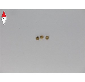 , , , BRM MODEL CARS PIGNONI A 8 DENTI IN OTTONE (3X) - PRODUZIONE ITALIANA