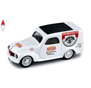 , , , 1/43 BRUMM FIAT 500C VAN FIORAVANTI 1950 WHITE