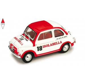 , , , 1/43 BRUMM FIAT NUOVA 500D - AMARO ISOLABELLA 1960 WHITE RED