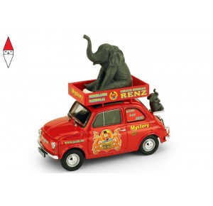 , , , 1/43 BRUMM FIAT 500R CIRCUS RENZ MISTERY 2008