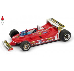 , , , 1/43 BRUMM FERRARI 312 T5 JODY SCHECKTER 1980 N.1 MONACO GP