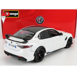 , , , 1/18 BURAGO ALFA ROMEO GIULIA GTAm 2020 BIANCO TROFEO - WHITE