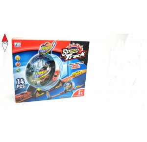 , , , MODELLINO DISTRIBUTORI GIOCATTOLI SET PISTA CON GIRO A 360 GRADI