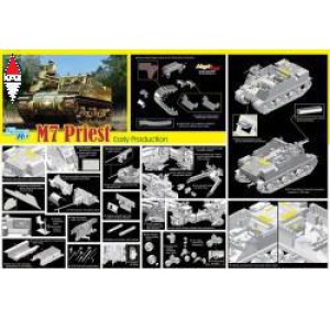 , , , DRAGON 1/35 U.S. M7 PRIEST EARLY PRODUCTION