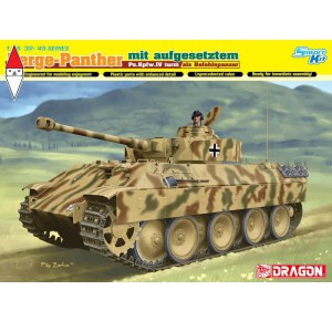 , , , DRAGON 1/35 BERGE-PANTHER MIT AUFGESETZTEM PZ.KPFW.IV TURM ALS BEFEHLSPANZER