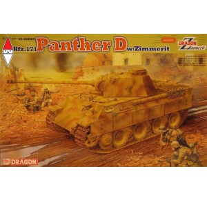 , , , DRAGON 1/35 SD.KFZ.171 PANTHER D W/ZIMM.