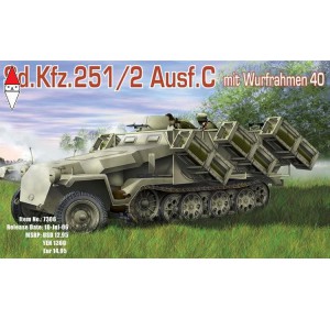 , , , DRAGON 1/72 SD.KFZ.251 AUSF.C MIT WURFRAHMEN 40