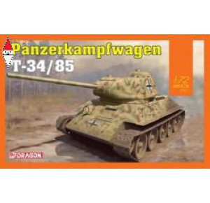 , , , DRAGON 1/72 PANZERKAMPFWAGEN T-34/85