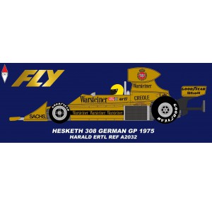, , , FLY CAR MODELS HESKETH 308 - N.25 WARSTEINER - GERMAN GP 1975 - HARALD ERTL