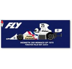 , , , FLY CAR MODELS HESKETH 308 - MONACO GP 1975 - TORSTEN PALM