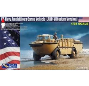 , , , GECKO 1/35 MODERN USN LARC-V WITH TRAINING RUBBER RAIDING CRAFT