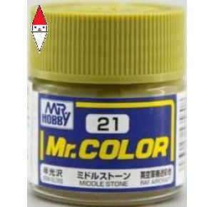 , , , LACQUER PAINT MODELLISMO GUNZE MR.COLOR MIDDLE STONE - 10ML