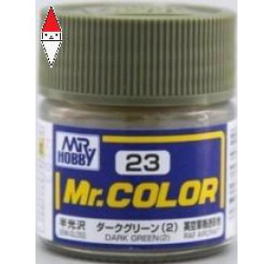 , , , LACQUER PAINT MODELLISMO GUNZE MR.COLOR DARK GREEN (2) - 10ML