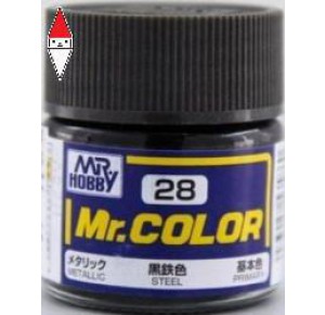 , , , LACQUER PAINT MODELLISMO GUNZE MR.COLOR STEEL - 10ML