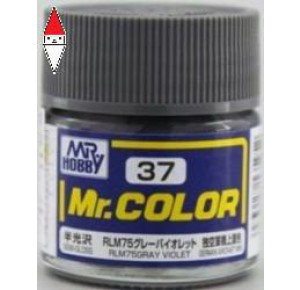 , , , LACQUER PAINT MODELLISMO GUNZE MR.COLOR RLM75 GRAY VIOLET - 10ML