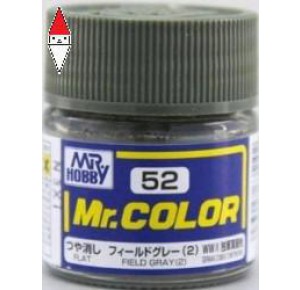 , , , LACQUER PAINT MODELLISMO GUNZE MR.COLOR FIELD GRAY (2) - 10ML