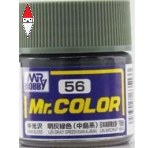 , , , LACQUER PAINT MODELLISMO GUNZE MR.COLOR IJN GRAY GREEN (NAKAJIMA) - 10ML