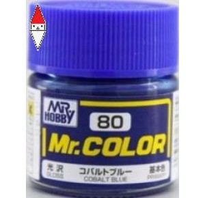 , , , LACQUER PAINT MODELLISMO GUNZE MR.COLOR COBALD BLUE - 10ML