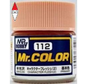 , , , LACQUER PAINT MODELLISMO GUNZE MR.COLOR CHRACTER FLESH (2) - 10ML