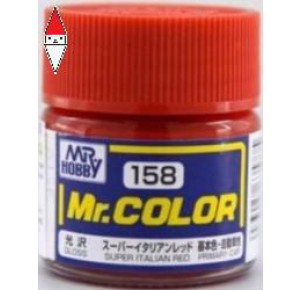 , , , LACQUER PAINT MODELLISMO GUNZE MR.COLOR SUPER ITALIAN RED - 10ML