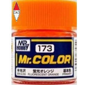 , , , LACQUER PAINT MODELLISMO GUNZE MR.COLOR FLUORESCENT ORANGE - 10ML