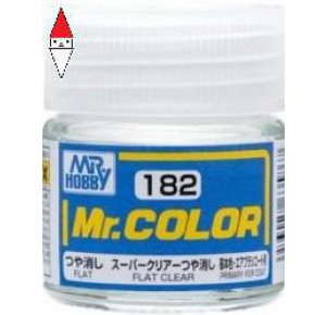 , , , LACQUER PAINT MODELLISMO GUNZE MR.COLOR FLAT CLEAR - 10ML