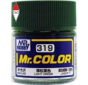 , , , LACQUER PAINT MODELLISMO GUNZE MR.COLOR LIGHT GREEN - 10ML