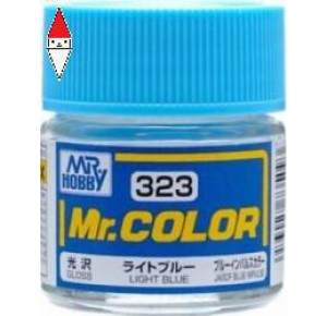 , , , LACQUER PAINT MODELLISMO GUNZE MR.COLOR LIGHT BLUE - 10ML