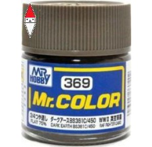 , , , LACQUER PAINT MODELLISMO GUNZE MR.COLOR DARK EARTH BS381C/450 - 10ML