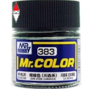 , , , LACQUER PAINT MODELLISMO GUNZE MR.COLOR DARK GREEN (KAWANISHI) - 10ML