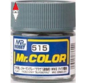 , , , LACQUER PAINT MODELLISMO GUNZE MR.COLOR FADED GRAY BLASSGRAU - 10ML