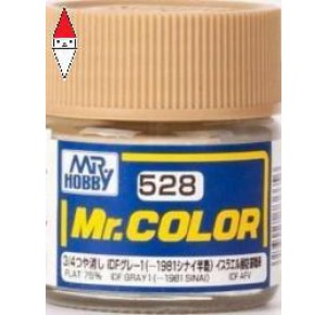 , , , LACQUER PAINT MODELLISMO GUNZE MR.COLOR IDF GRAY 1 (1981 SINAI) - 10ML