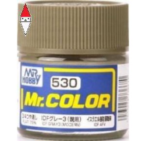, , , LACQUER PAINT MODELLISMO GUNZE MR.COLOR IDF GRAY 3 (MODERN) - 10ML
