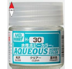 , , , ACRILICO MODELLISMO GUNZE AQUEOUS HOBBY COLORS CLEAR - 10ML