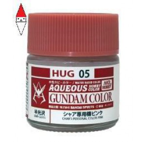 , , , ACRILICO MODELLISMO GUNZE AQUEOUS GUNDAM COLOR PINK FOR CHAR AZNABLE - 10ML