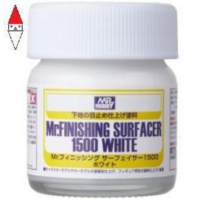 , , , FONDO MODELLISMO GUNZE MR.FINISHING SURFACER 1500 WHITE - 40ML