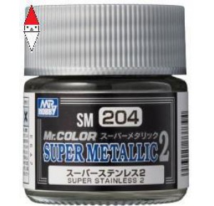 , , , VERNICE METALLICA MODELLISMO GUNZE MR.COLOR SUPER METALLIC II SUPER STAINLESS II