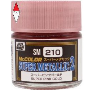 , , , VERNICE METALLICA MODELLISMO GUNZE MR.COLOR SUPER METALLIC II SUPER PINK GOLD