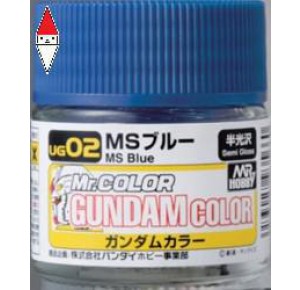 , , , ACRILICO MODELLISMO GUNZE GUNDAM COLOR MS BLUE - 10ML