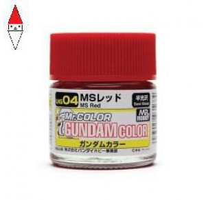 , , , ACRILICO MODELLISMO GUNZE GUNDAM COLOR MS RED - 10ML