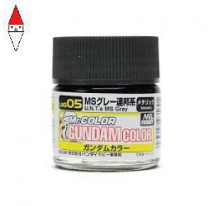 , , , ACRILICO MODELLISMO GUNZE GUNDAM COLOR MS GREY - 10ML