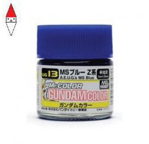 , , , ACRILICO MODELLISMO GUNZE GUNDAM COLOR BLUE Z - 10ML