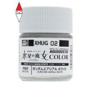 , , , ACRILICO MODELLISMO GUNZE AQUEOUS GUNDAM COLOR GUNDAM AERIAL WHITE - 10ML
