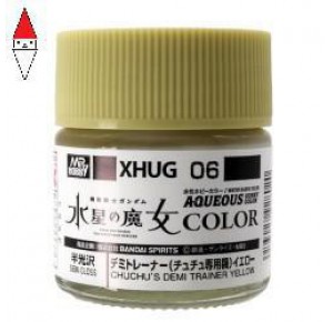 , , , ACRILICO MODELLISMO GUNZE AQUEOUS GUNDAM COLOR DEMI-TRAINER (CHUCHU) YELLOW-10ML