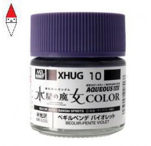 , , , ACRILICO MODELLISMO GUNZE AQUEOUS GUNDAM COLOR BEGUIR PENTE VIOLET - 10ML