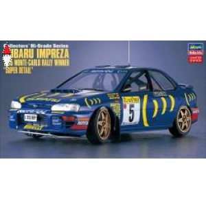 , , , HASEGAWA 1/24 SUBARU IMPREZA 1995 MONTE-CARLO RALLY WINNER   SUPER DETAIL