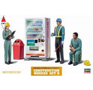 , , , HASEGAWA 1/35 CONSTRUCTION WORKER SET B