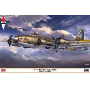 , , , HASEGAWA 1/72 B-17F FLYING FORTRESS MIAMI CLIPPER