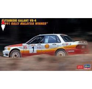 , , , HASEGAWA 1/24 MITSUBISHI GALANT VR-4 1991 RALLY MALAYSIA